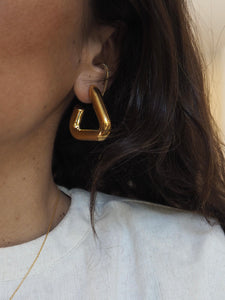 Pendientes Geometric 008 - Acero dorado 316L baño oro 18k - par 30€