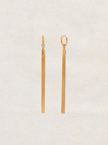 Pendientes aros magic - Acero dorado 316L baño oro 18K