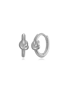 Pendientes aro nudo - Plata 925  - par 25€ unidad 13€