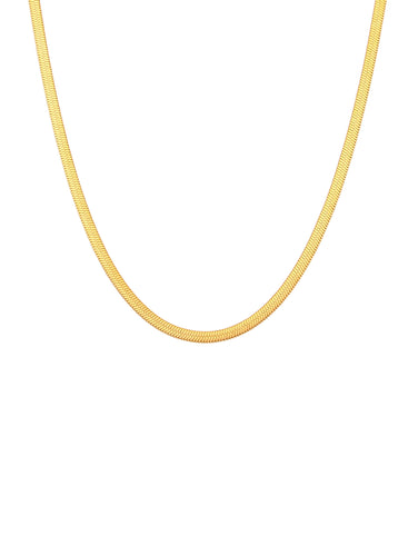 Collar magic (ancho 3mm) • Acero dorado 316L baño oro 18k