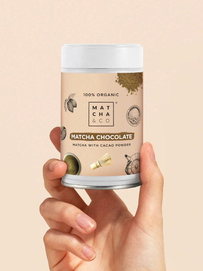 Matcha chocolate - Té Matcha Original + cacao orgánico - 80gramos