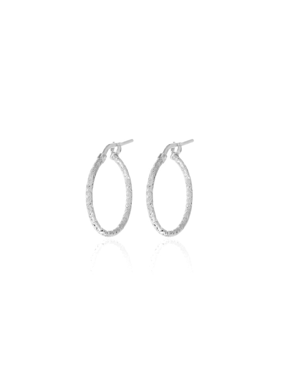 Pendientes aros 17mm - Plata 925 - par 22€