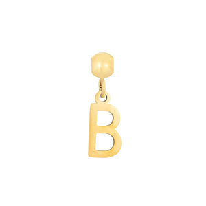 Pulsera personalizada letras - Acero dorado 316L  baño oro 18k