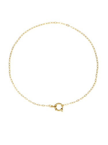 Collar Mónica - Acero dorado 316L baño oro 18k