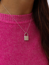 Cargar imagen en el visor de la galería, Collar Amor Propio - Cadena Plata 925, charm colgante zamak baño plata