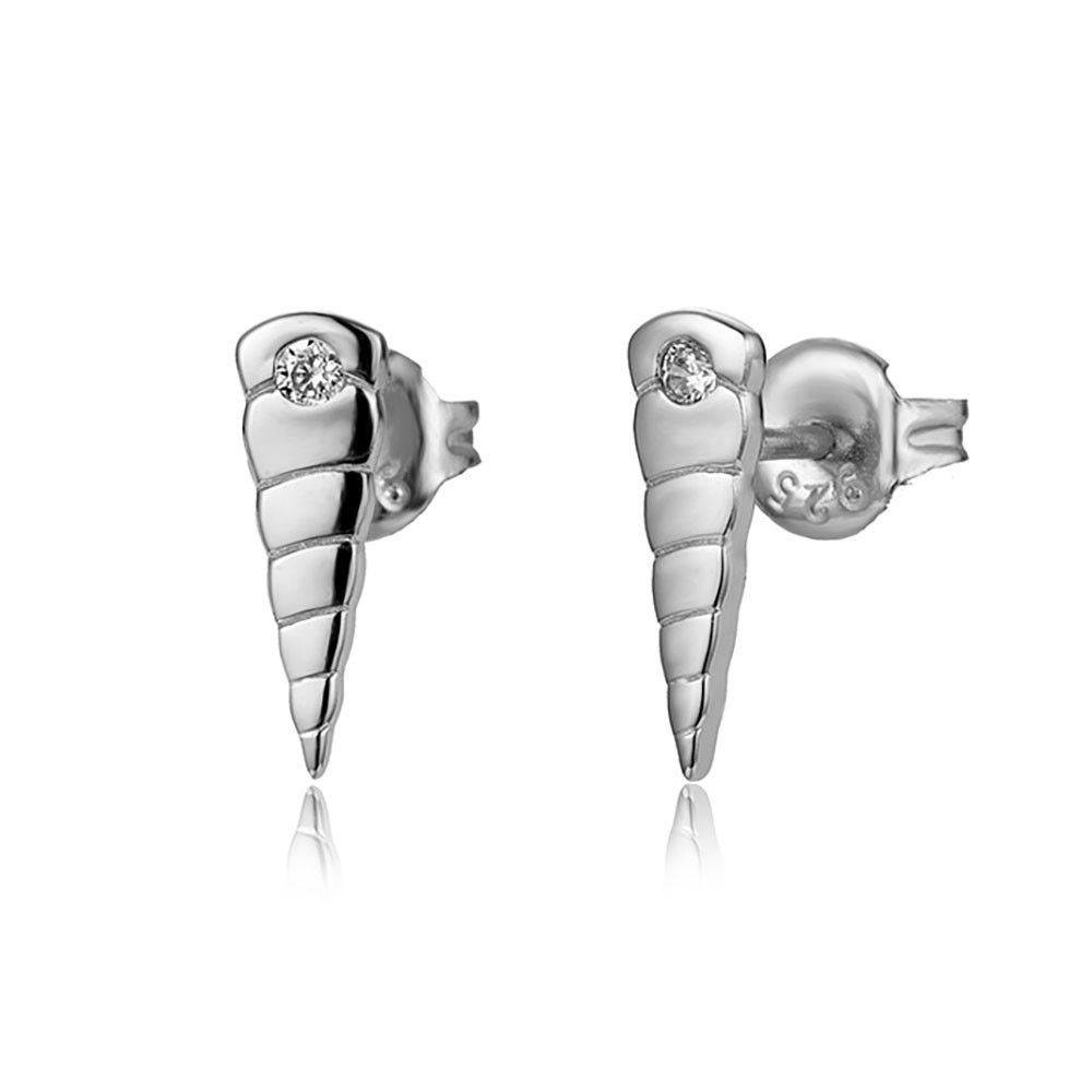 Pendientes cono circonita - Plata 925 - par 15€ unidad 8€